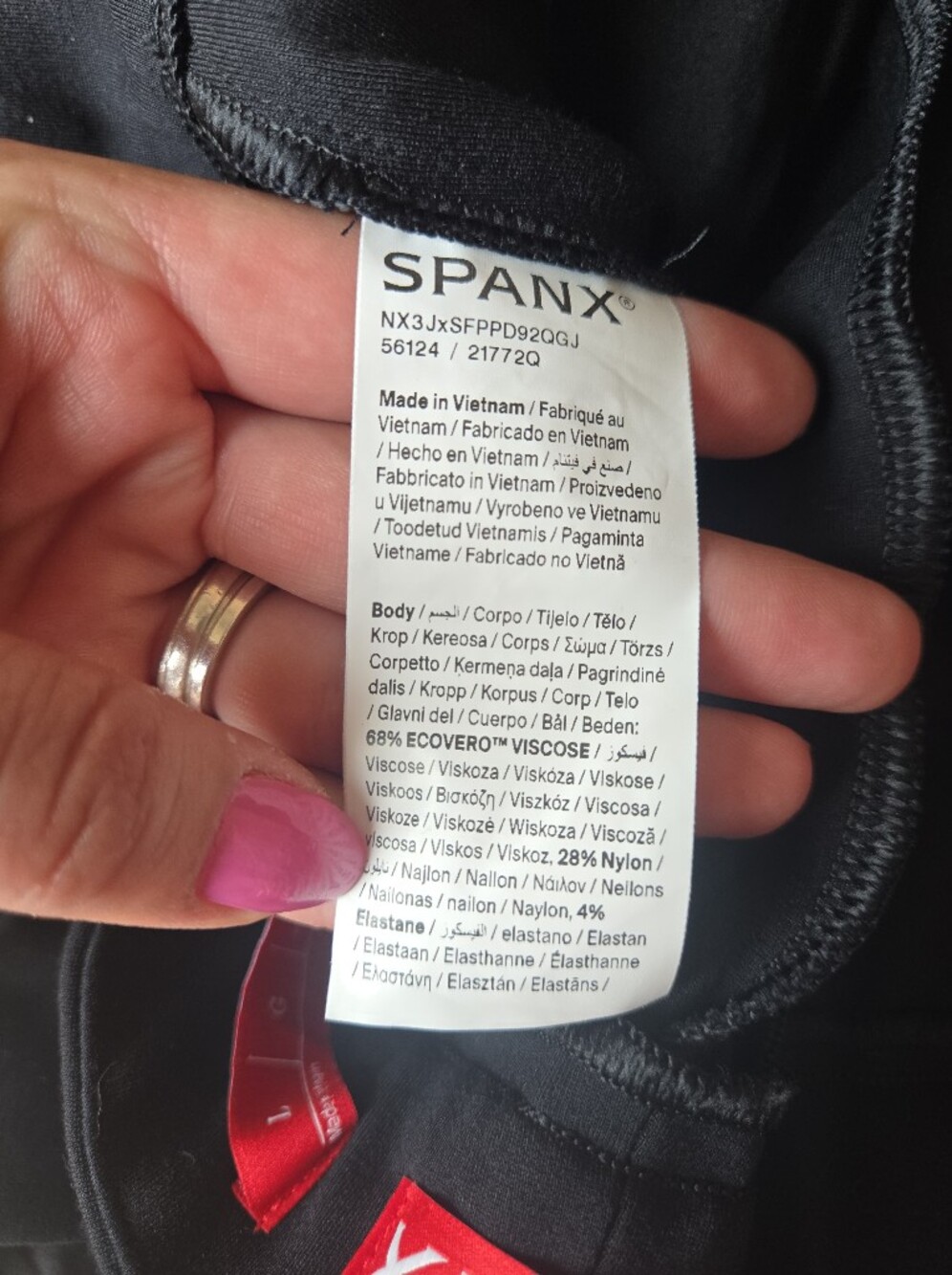 SPANX Ponte Knit Pleated Tuxedo Pants Size L - Picture 11 of 11